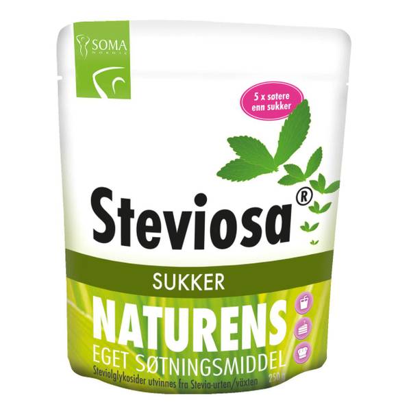 Hovedbilde Steviosa Stevia Sukker - 250 gram