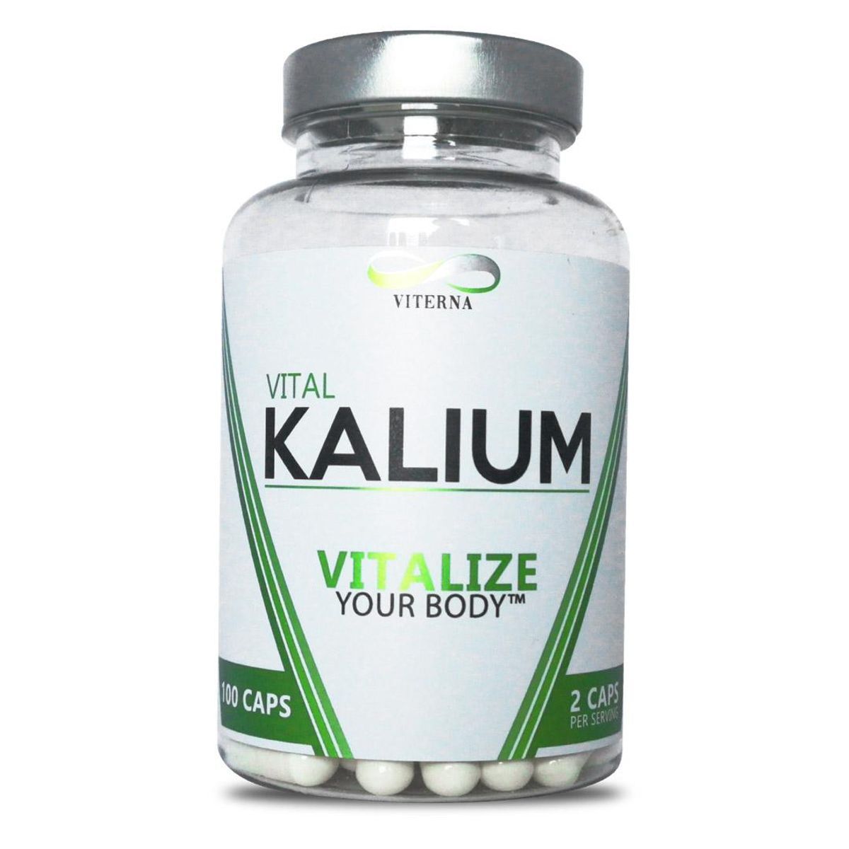 Kalium - 100 kapsler