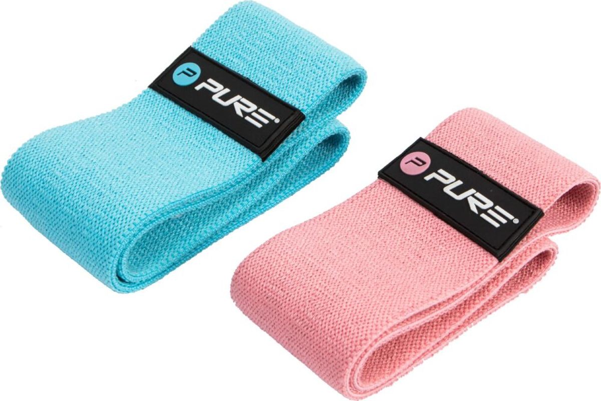 Yoga Loop Bands 2-pack Pink & Blue