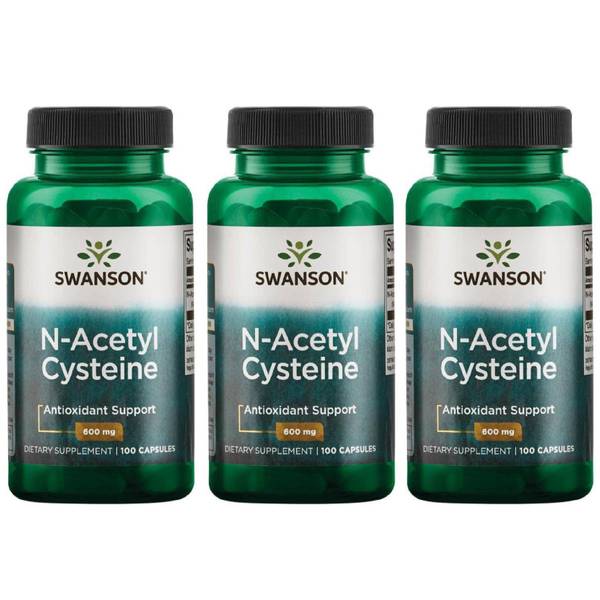 Hovedbilde 3-Pack NAC N-Acetyl Cysteine - 3x100 kapsler